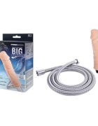 EXCELLENT POWER Duș anal Big Splash 7 Inch în formă de dildo realist cu furtun inclus atașare ușoară la robinet culoarea pielii