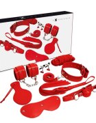 EXPERIENCE Set accesorii BDSM 8 piese Roșu