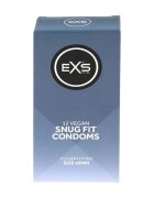 EXS Prezervative Snug Fit Condoms din latex subțiri și rezistente diametru 49 mm 12 bucăți