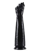 EXTREME BY HIDDEN DESIRE Dildo FIST FUCKER XXXL în formă de mână diametru 8.5 cm lungime 39 cm negru