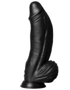 EXTREME BY HIDDEN DESIRE Vibrator DEMON Vibrating Dildo 9 funcții de vibrație diametru 7.5 cm lungime 28 cm negru
