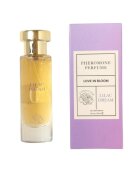 Eye of Love Parfum cu feromoni Lilac Dream pentru femei note de vanilie flori de măr și lemn de cașmir mov 30 ml