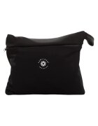 FEMI.EKO Geantă impermeabilă ® pentru produse menstruale 2 buzunare practice dimensiuni 19 cm x 24 cm culoare negru