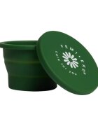 FEMI.EKO Sterilizator pliabil ® pentru dezinfectare și depozitare cupe menstruale din silicon moale culoare verde