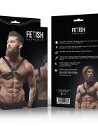 Fetish Submissive Ham sexy Attitude- BULLDOG HARNESS pentru barbati din piele ecologica negru