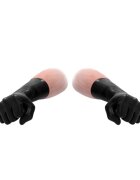 FIST IT BY SHOTS Mănuși Latex Gloves pentru fisting din material elastic și igienic lungime 33.5 cm culoarea negru