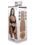 FLESHLIGHT Masturbator manual GIRLS Autumn Falls canal texturat pentru simulare vaginală realistă lungime 25 cm alb
