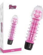 Glossy Vibrator - Axel pentru stimulare intensa roz 14 cm