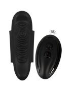 GOGASM Vibrator pentru chilot Panty Vibrator cu aripi magnetice control prin telecomandă 10 funcții de vibrație negru