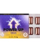  Gumă de mestecat WUG Power Up poate ajuta la reducerea oboselii și la reglarea activității hormonale cu cafeină vitamina B6 aromă de cafea fără gluten 8 buc