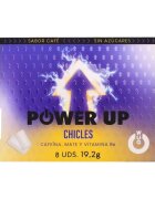  Gumă de mestecat WUG Power Up poate ajuta la reducerea oboselii și la reglarea activității hormonale cu cafeină vitamina B6 aromă de cafea fără gluten 8 buc