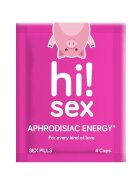 HI! SEX Capsule Aphrodisiac Energy unisex pentru libido energie și plăcere intensificată cu maca și ginkgo biloba 4 buc