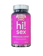HI! SEX Capsule Aphrodisiac Energy unisex pentru libido energie și plăcere intensificată cu maca și ginkgo biloba 60 buc