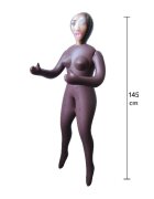 Hidden Desire Păpușă gonflabilă Fuck Dolls Dirty Destiny cu sâni voluptoși și 3 orificii pentru penetrare mulatră 145 cm
