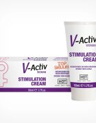 HOT Crema V-Activ for Woman pentru stimularea clitorisului orgasm intens si cresterea libidoului femeilor 50 ml