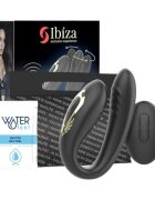 IBIZA Vibrator dual rotating dual vibrator pentru stimulare clitoris si punctul G 10 functii de rotatie 10 functii de vibratii negru