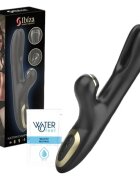IBIZA Vibrator rabbit Suction Clamping Vibrator din silicon hipoalergenic 10 funcții de vibrație 10 funcții de aspirare clitoridiană negru