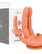 INTENSE Dildo Leela G-Spot în formă de mână pentru punctul G din silicon medical cu ventuză puternică culoarea pielii 17.8 cm