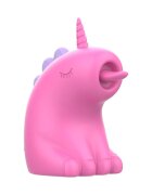 INTENSE Stimulator clitoris PINKIE in forma de unicorn cu functii de vibratie reglabile rezistent la apa IPX7 culoarea roz
