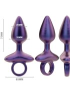 INTENSE Vibrator anal MICHAEL control prin telecomanda 10 functii de vibratie rezistent la apa din silicon mov 13 cm
