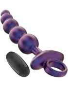 INTENSE Vibrator anal TITO control prin telecomanda 10 functii de vibratie rezistent la apa din silicon mov 17.3 cm