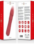 INTENSE Vibrator - JUNI cu mod de penetrare automat și 10 funcții de vibrații Roșu