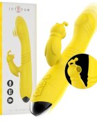 INTENSE Vibrator rabbit TOKY Multifunction cu 8 funcții de penetrare automată 8 funcții de pulsații 8 funcții de oscilații galben