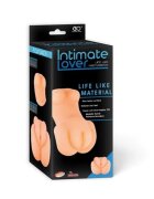 INTIMATE LOVER Masturbator manual Life Like Masturbator cu sâni simulare vaginală realistă material flexibil culoarea pielii