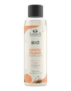 IntimateLine Ulei de masaj LUXURIA Bio Exotic Island cu uleiuri naturale fără parabeni aromă fructată și dulce 100 ml (portocaliu)