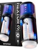 INTOYOU Masturbator automat - Nextor cu 3 motoare puternice 9 functii de vibratie ecran digital LED 27 cm