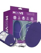 INTOYOU Ou vibrator MOOVE Remote Medium Egg Vibrator cu control prin telecomandă 10 funcții de vibrație rezistent la apă mov