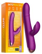 INTOYOU Vibrator APP - Sendel control prin aplicatie 10 fuctii de vibratie interna si clitoridiana silentios 22 cm x 3.3 cm mov