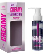INTT Cremă și gel 2 în 1 Creamy Attraction Blackberry formulă hibridă potrivită pentru masaj erotic aromă de mure 100 ml