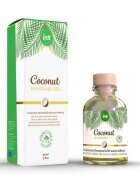 INTT Gel COCONUT efect 4 in 1 - masaj erotic sex oral excitare si cresterea libidoului lubrifiant cu efect de incalzire 30 ml