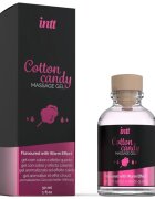 INTT Gel COTTON CANDY efect 4 in 1 - masaj erotic sex oral excitare si cresterea libidoului lubrifiant cu efect de incalzire 30 ml