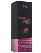 INTT Gel COTTON CANDY efect 4 in 1 - masaj erotic sex oral excitare si cresterea libidoului lubrifiant cu efect de incalzire 30 ml