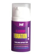 INTT Gel intim Blackberry Vibration! pentru stimulare clitoris și sex oral cu efect de furnicături aromă de mure 15 ml