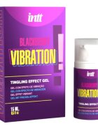 INTT Gel intim Blackberry Vibration! pentru stimulare clitoris și sex oral cu efect de furnicături aromă de mure 15 ml