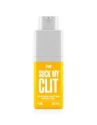 INTT Gel intim Suck my Clit acțiune triplă de vibrație pulsație și efect de încălzire progresivă aromă de mango 15 ml