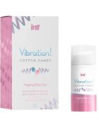 INTT Gel pentru stimulare si excitare Vibration! COTTON CANDY cu efect de incalzire ALB Unisex 15 ml