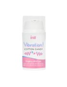 INTT Gel pentru stimulare si excitare Vibration! COTTON CANDY cu efect de incalzire ALB Unisex 15 ml