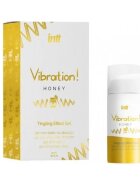 INTT Gel pentru stimulare si excitare Vibration! HONEY cu efect de incalzire ALB Unisex 15 ml