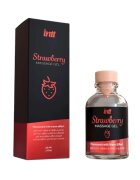 INTT Gel STRAWBERRY efect 4 in 1 - masaj erotic sex oral excitare si cresterea libidoului lubrifiant cu efect de incalzire 30 ml