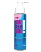 INTT Lubrifiant cu aromă Slide Berry Slide! pe bază de apă potrivit pentru piele sensibilă aromă de mure 100 ml