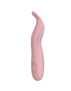 INTY TOYS Stimulator clitoris BLISS din silicon lichid cu 10 funcții de vibrații ultra-puternice rezistent la apă IPX6 roz