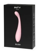 INTY TOYS Vibrator BLUSH pentru stimularea punctului G 10 funcții de vibrații ultra-puternice rezistent la apă IPX7 18 cm roz