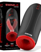 JAMYJOB Masturbator automat Swing-R cu 3 moduri de oscilație 6 funcții de vibrație funcție de încălzire culoare negru