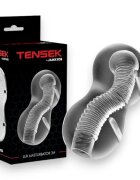 JAMYJOB Masturbator Extreme Tensek 3 cu proeminențe si texturi variate din TPE moale transparent