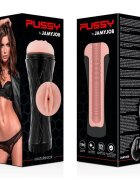 JAMYJOB Masturbator manual PUSSY interior texturat pentru simulare vaginală realistă material TPE negru