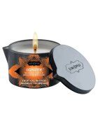 KAMASUTRA Lumânare pentru masaj Ignite Sweet Almond cu unt de shea aromă de migdale 170 gr